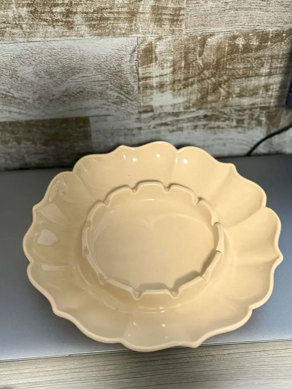 Haeger Vintage Floral Tray